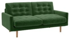 Habitat Fenner Velvet 2 Seater Sofa - Moss Green 12 Habitat Fenner Velvet 2 Seater Sofa - Moss Green -Habitat Store 1345166 R Z008A