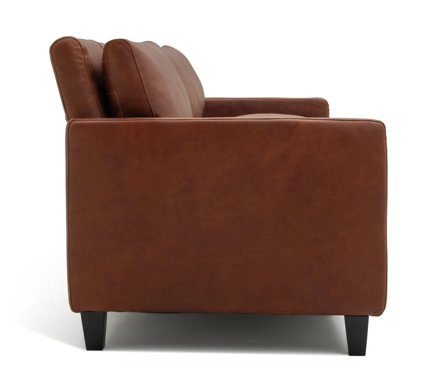 Habitat Chester Leather 3 Seater Sofa - Dark Feet - Tan 7 Habitat Chester Leather 3 Seater Sofa - Dark Feet - Tan - Image 7