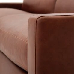 Habitat Chester Leather 3 Seater Sofa - Dark Feet - Tan 17 Habitat Chester Leather 3 Seater Sofa - Dark Feet - Tan -Habitat Store 1345616 R Z007A