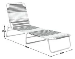 Habitat Folding Metal Sun Lounger - Blue 10 Habitat Folding Metal Sun Lounger - Blue -Habitat Store 1346141 R E001