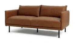 Habitat Moore Leather 3 Seater Sofa - Tan 14 Habitat Moore Leather 3 Seater Sofa - Tan -Habitat Store 1352616 R Z002A