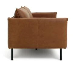 Habitat Moore Leather 3 Seater Sofa - Tan 16 Habitat Moore Leather 3 Seater Sofa - Tan -Habitat Store 1352616 R Z004A