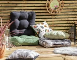 Habitat Grey Floor Cushion 9 Habitat Grey Floor Cushion -Habitat Store 1353608 R Z003A