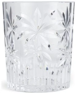 Habitat Palm Design Transparent Tumbler - Pack Of 4 8 Habitat Palm Design Transparent Tumbler - Pack Of 4 -Habitat Store 1400056 R Z004A