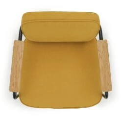 Habitat Jesper Fabric Accent Chair - Yellow -Habitat Store 1402047 R Z005A