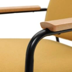 Habitat Jesper Fabric Accent Chair - Yellow -Habitat Store 1402047 R Z007A