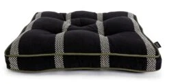 Habitat Woven Stripe Pack Of 2 Seat Cushion - Black -Habitat Store 1402353 R Z002A
