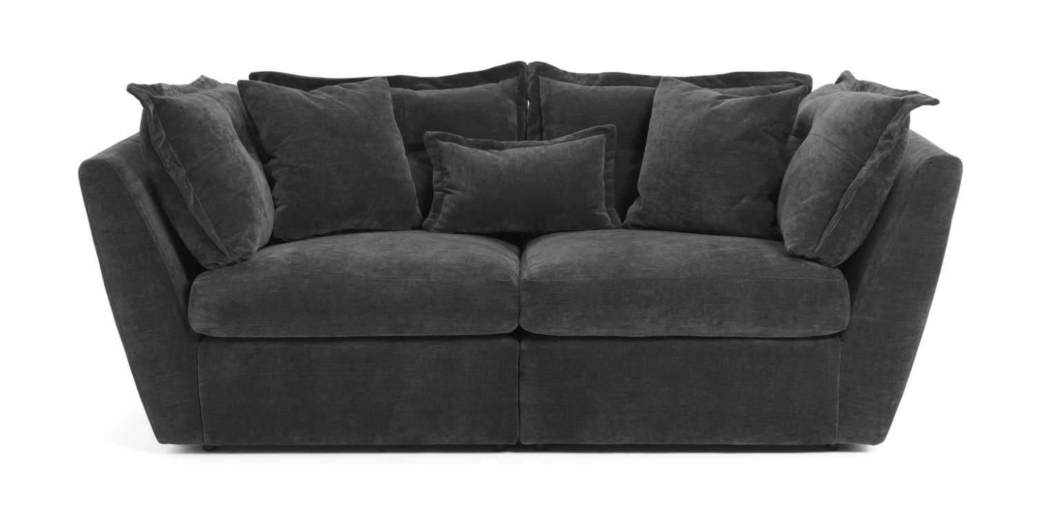 Habitat Jacques Large 3 Seater Sofa - Grey 1 Habitat Jacques Large 3 Seater Sofa - Grey