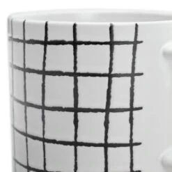 Habitat Grid Set Of 4 Mugs - White 10 Habitat Grid Set Of 4 Mugs - White -Habitat Store 1402944 R Z003A