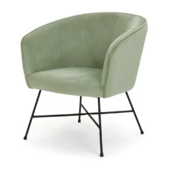Habitat Jax Metal Accent Chair - Mint Green -Habitat Store 1403950 R Z002A