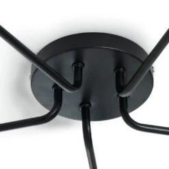 Habitat Rayner Steel 5 Light LED Flush Ceiling Light - Black 12 Habitat Rayner Steel 5 Light LED Flush Ceiling Light - Black -Habitat Store 1518261 R Z004A