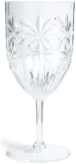 Habitat Palm Design Transparent Wine Glass - Pack Of 4 8 Habitat Palm Design Transparent Wine Glass - Pack Of 4 -Habitat Store 1933190 R Z004A