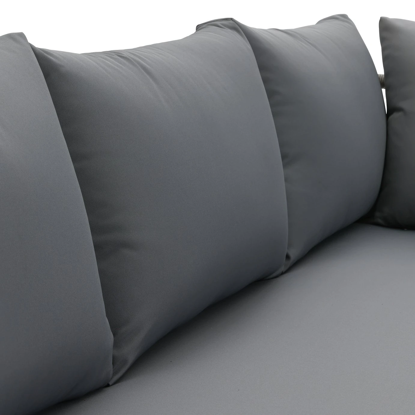 Habitat Habtat Somerset 5 Seater Metal Garden Corner Sofa Set - Grey 8 Habitat Habtat Somerset 5 Seater Metal Garden Corner Sofa Set - Grey - Image 8