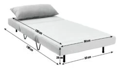 Habitat Roni Single Velvet Chairbed - Mint Green 14 Habitat Roni Single Velvet Chairbed - Mint Green -Habitat Store 1938669 R E002