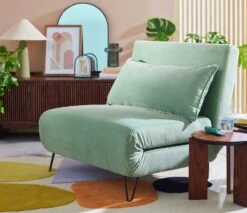 Habitat Roni Single Velvet Chairbed - Mint Green 18 Habitat Roni Single Velvet Chairbed - Mint Green -Habitat Store 1938669 R Z002C
