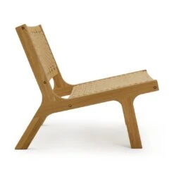 Habitat Faro Woven Paper Rope And Oak Accent Chair - Natural 15 Habitat Faro Woven Paper Rope And Oak Accent Chair - Natural -Habitat Store 1950991 R Z004A