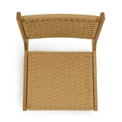 Habitat Faro Woven Paper Rope And Oak Accent Chair - Natural 16 Habitat Faro Woven Paper Rope And Oak Accent Chair - Natural -Habitat Store 1950991 R Z005A