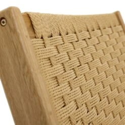 Habitat Faro Woven Paper Rope And Oak Accent Chair - Natural 17 Habitat Faro Woven Paper Rope And Oak Accent Chair - Natural -Habitat Store 1950991 R Z006A