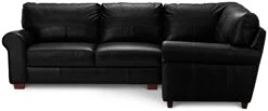 Habitat Salisbury Leather Left Hand Corner Sofa - Black 13 Habitat Salisbury Leather Left Hand Corner Sofa - Black -Habitat Store 1954526 R Z002A