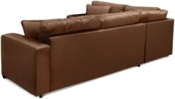Habitat Eton Leather Right Hand Corner Sofa - Tan -Habitat Store 1958285 R Z004A