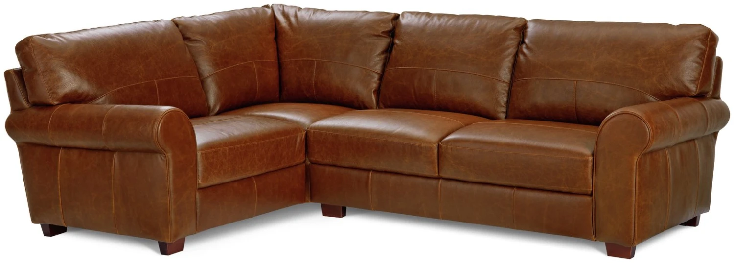 Habitat Salisbury Leather Right Hand Corner Sofa - Tan 1 Habitat Salisbury Leather Right Hand Corner Sofa - Tan