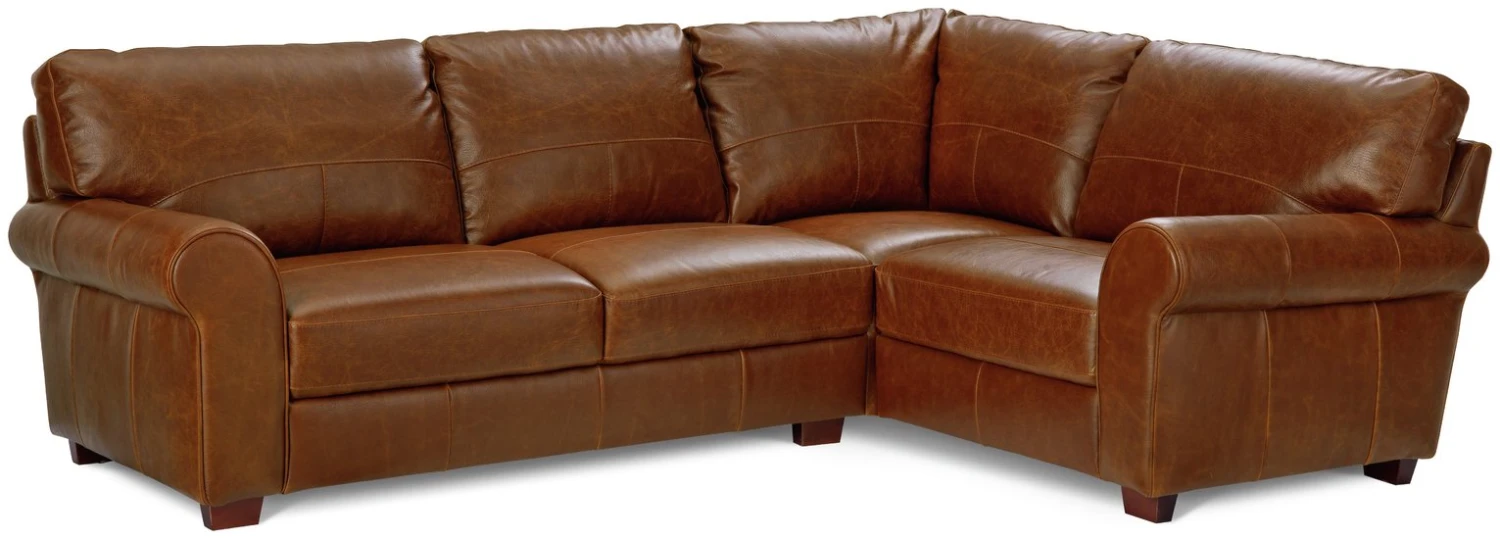 Habitat Salisbury Leather Left Hand Corner Sofa - Tan 1 Habitat Salisbury Leather Left Hand Corner Sofa - Tan