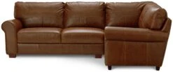 Habitat Salisbury Leather Left Hand Corner Sofa - Tan 12 Habitat Salisbury Leather Left Hand Corner Sofa - Tan -Habitat Store 1995183 R Z002A