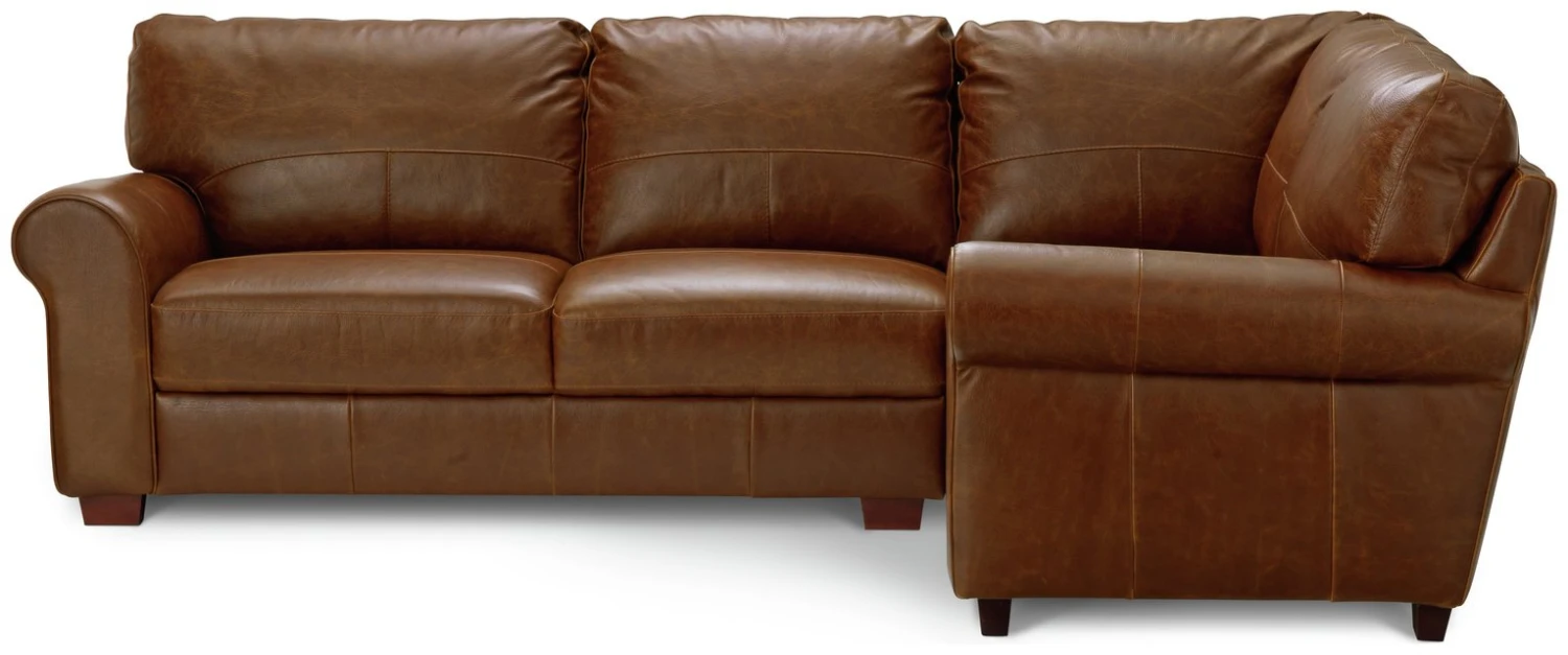 Habitat Salisbury Leather Left Hand Corner Sofa - Tan 5 Habitat Salisbury Leather Left Hand Corner Sofa - Tan - Image 5