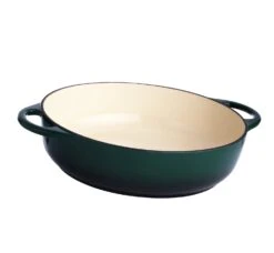 Habitat 4 Litre Cast Iron Casserole Dish - Green -Habitat Store 2003342 R Z005A