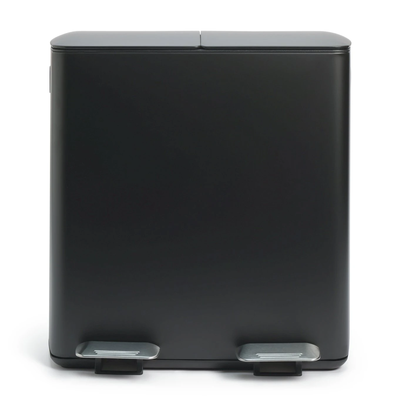 Habitat 40 Litre Twin Compartment Recycling Pedal Bin- Black 1 Habitat 40 Litre Twin Compartment Recycling Pedal Bin- Black