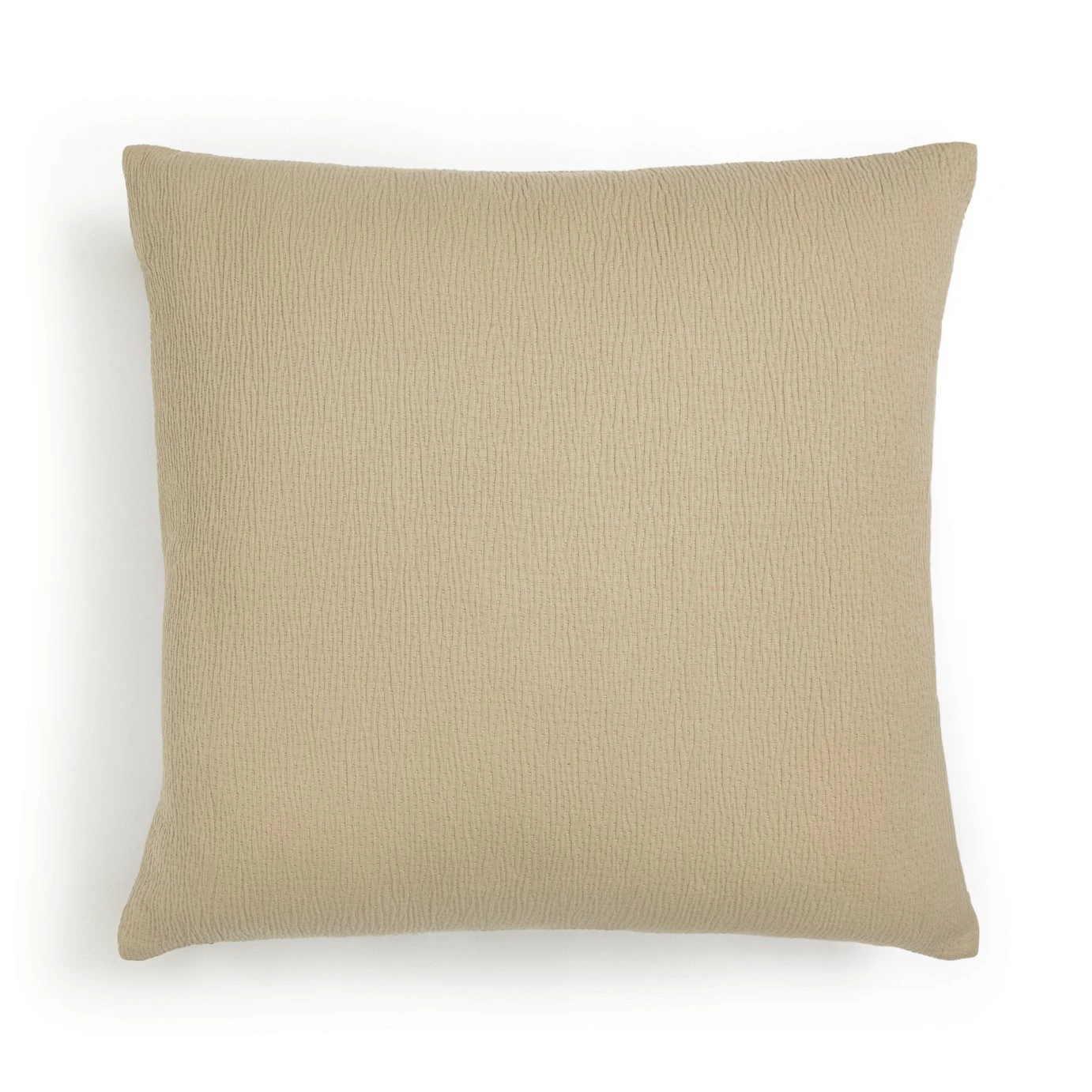 Habitat Textured Plain Cushion - Cream - 50x50cm 1 Habitat Textured Plain Cushion - Cream - 50x50cm