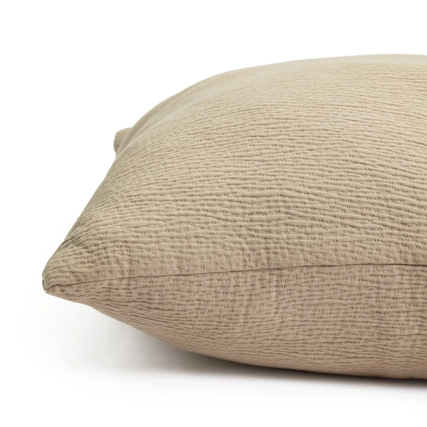 Habitat Textured Plain Cushion - Cream - 50x50cm 4 Habitat Textured Plain Cushion - Cream - 50x50cm - Image 4