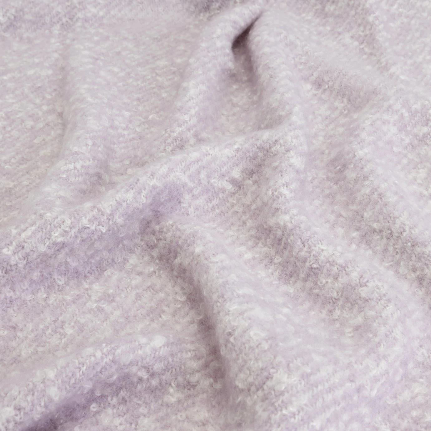 Habitat Faux Textured Mohair Throw - Lilac - 150x200cm 5 Habitat Faux Textured Mohair Throw - Lilac - 150x200cm - Image 5