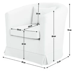 Habitat Larissa Fabric Tub Chair - Natural 12 Habitat Larissa Fabric Tub Chair - Natural -Habitat Store 2020844 R E001