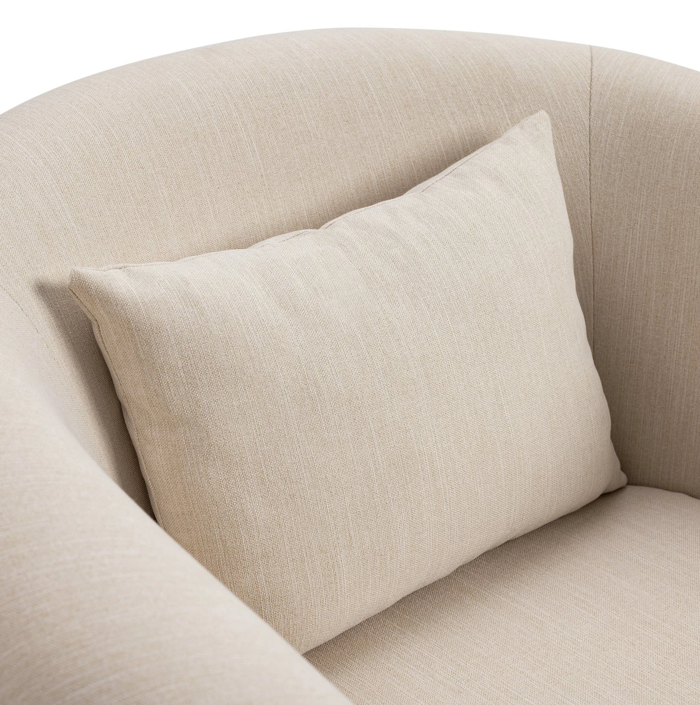 Habitat Larissa Fabric Tub Chair - Natural 8 Habitat Larissa Fabric Tub Chair - Natural - Image 8