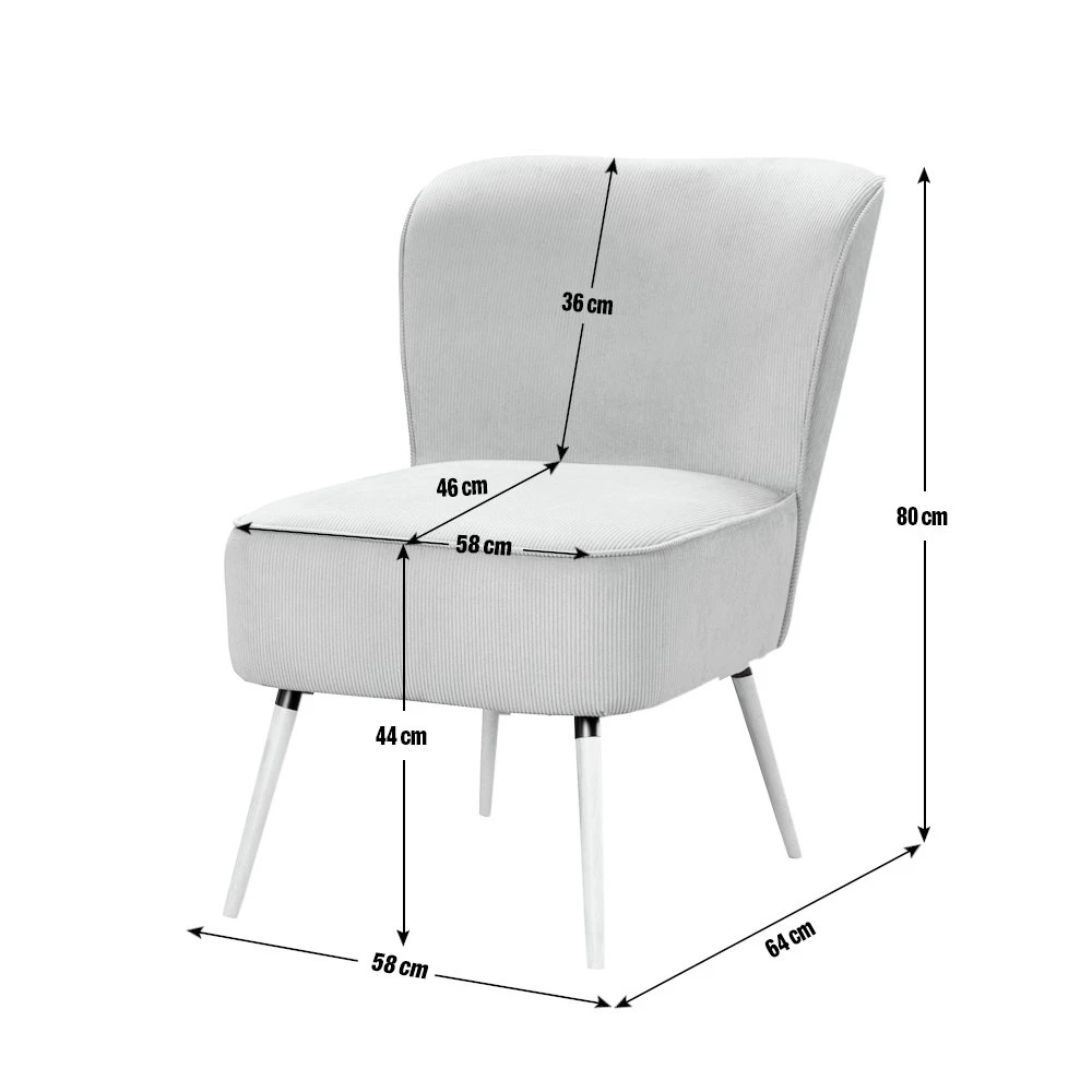 Habitat Eppy Fabric Accent Chair - Mint Green 4 Habitat Eppy Fabric Accent Chair - Mint Green - Image 4