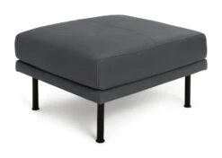 Habitat Moore Leather Ottoman Footstool - Dark Grey 9 Habitat Moore Leather Ottoman Footstool - Dark Grey -Habitat Store 2022471 R Z002A
