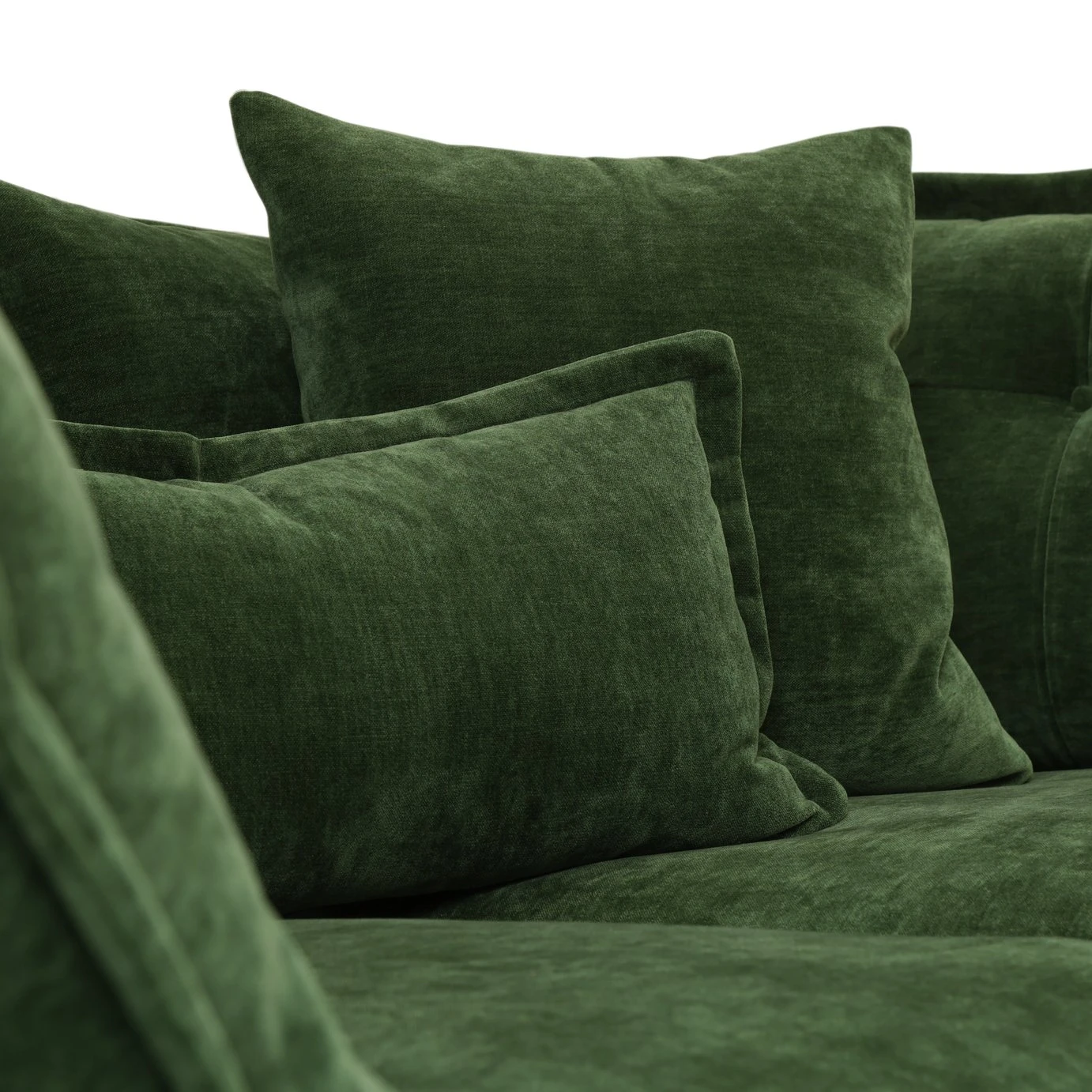 Habitat Jacques Large 3 Seater Sofa - Moss Green 7 Habitat Jacques Large 3 Seater Sofa - Moss Green - Image 7