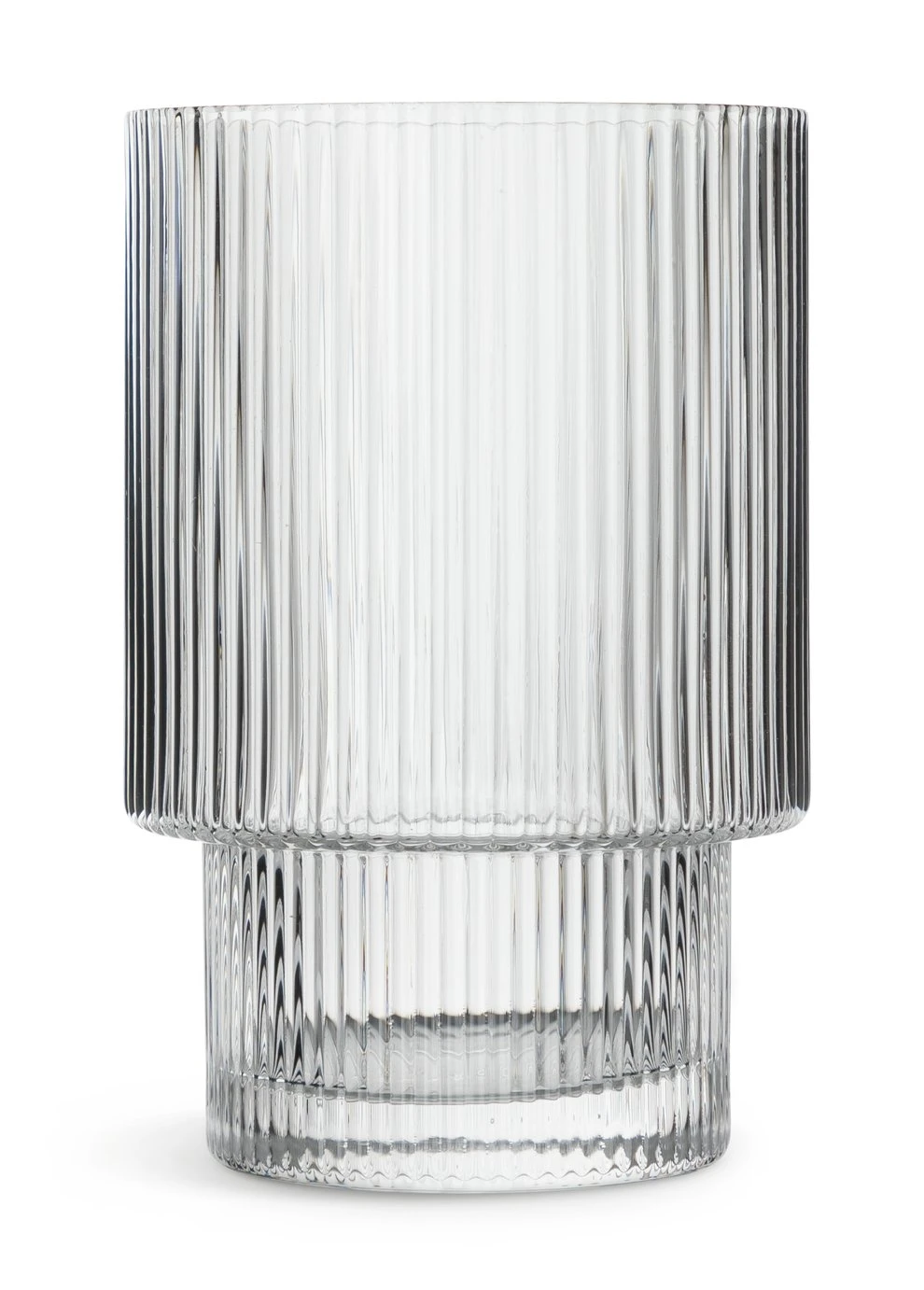 Habitat Ribbed Set Of 4 Tumbler Glasses 3 Habitat Ribbed Set Of 4 Tumbler Glasses - Image 3