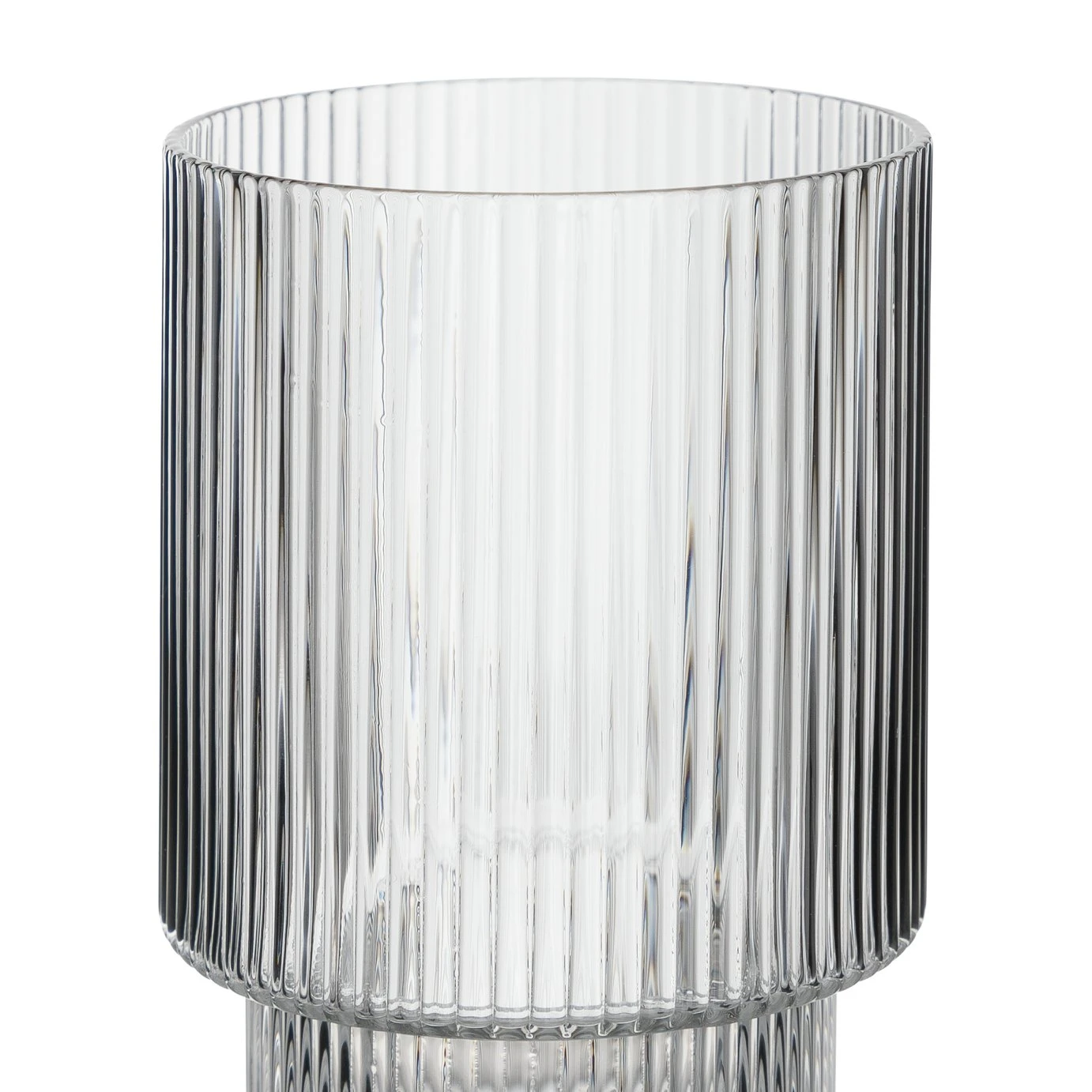 Habitat Ribbed Set Of 4 Tumbler Glasses 4 Habitat Ribbed Set Of 4 Tumbler Glasses - Image 4