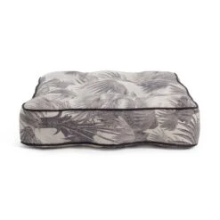 Habitat Palm Print Grey Floor Cushion 7 Habitat Palm Print Grey Floor Cushion -Habitat Store 2029450 R Z004A