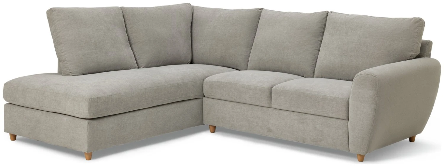 Habitat Ashford Fabric Left Corner Chaise Sofa - Grey 1 Habitat Ashford Fabric Left Corner Chaise Sofa - Grey