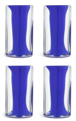 Habitat Art Glass Set Of 4 Hi Ball Glasses