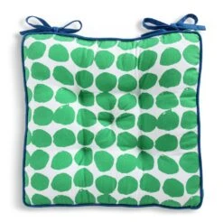 Habitat Abstract Pack Of 2 Seat Cushion - Green 9 Habitat Abstract Pack Of 2 Seat Cushion - Green -Habitat Store 2066121 R Z003A