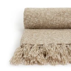 Habitat Boucle Throw - Neutral -125x150cm -Habitat Store 2070306 R Z002A