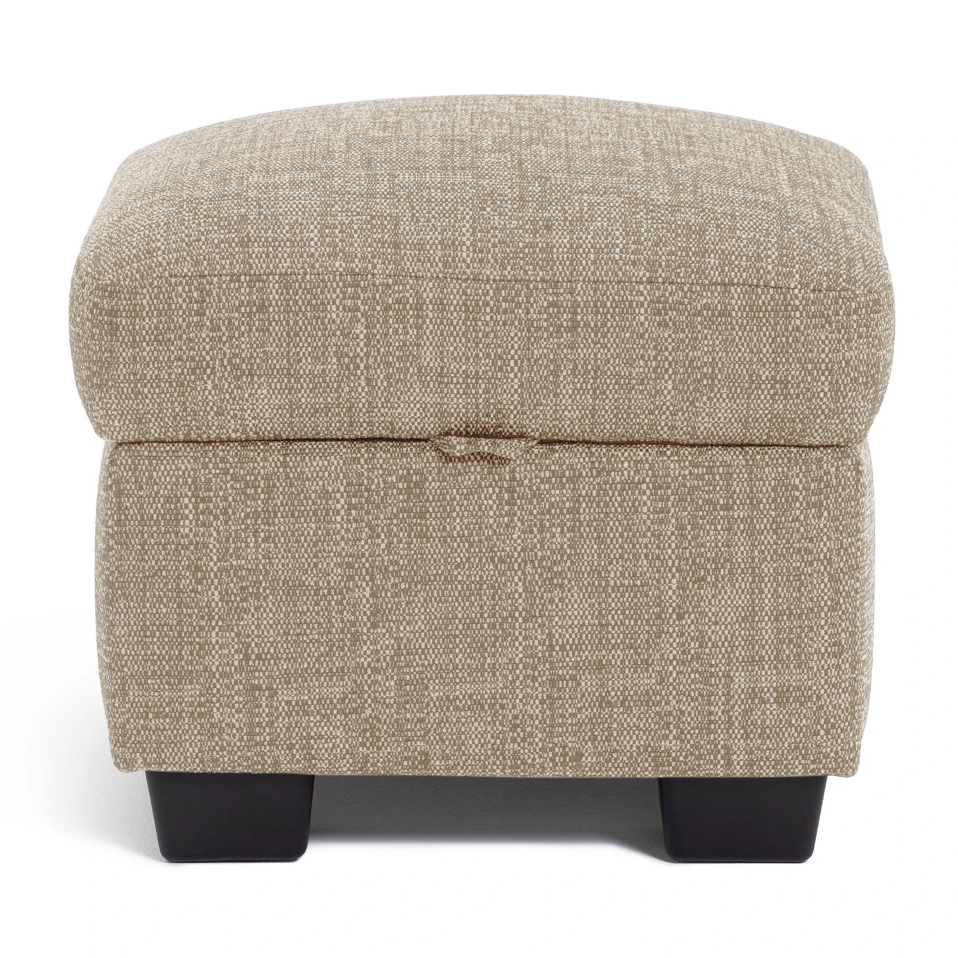Habitat Lisbon Fabric Storage Footstool - Beige 1 Habitat Lisbon Fabric Storage Footstool - Beige