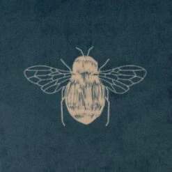 Habitat Gold Bee Printed Cushion - Teal - 43x43cm 7 Habitat Gold Bee Printed Cushion - Teal - 43x43cm -Habitat Store 2072610 R B001