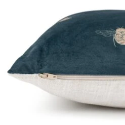 Habitat Gold Bee Printed Cushion - Teal - 43x43cm 9 Habitat Gold Bee Printed Cushion - Teal - 43x43cm -Habitat Store 2072610 R Z003A