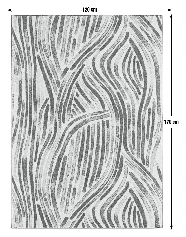 Habitat Herbalist Flatweave Rug - 120X170cm - Blue & White 4 Habitat Herbalist Flatweave Rug - 120X170cm - Blue & White - Image 4