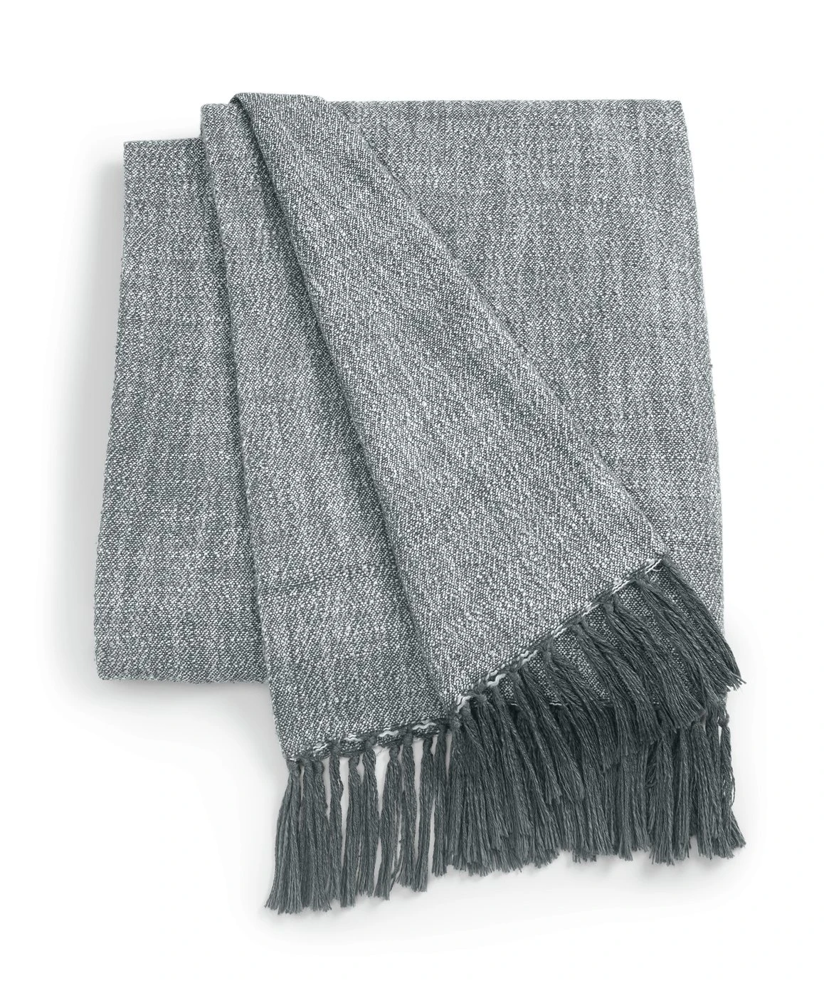 Habitat Recycled Throw - Grey - 150x200cm 1 Habitat Recycled Throw - Grey - 150x200cm